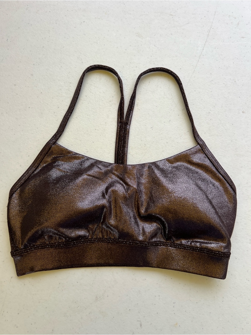 RARE Lululemon LIMITED EDITION Flow Nulu Y Foil Sports Bra 2 - Picture 4 of 9